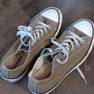 Olive green converse